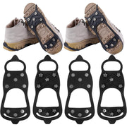 Ice Traction Cleats – Stainless Steel Spikes & Durable TPE | Anti-Slip Shoe Grips for Walking