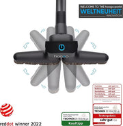 Universal Floor Nozzle for Vacuum Cleaners – Fits 1.25” & 1.37” Hoses