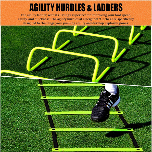 Soccer Agility Training Set - Complete Speed & Footwork Kit ⚽🏃‍♂️💨