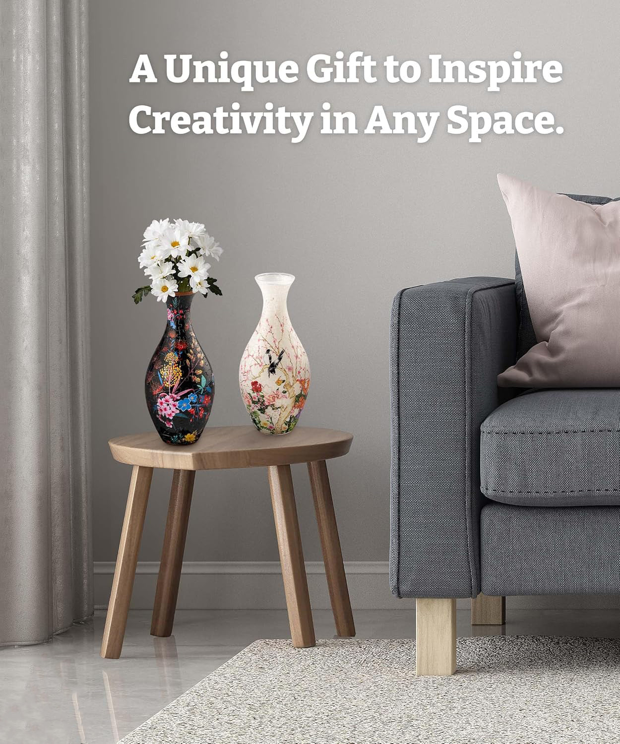 🧩 3D Puzzle Flower Vase – Buildable Art That Blooms with Style