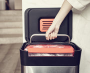 🗑️Smart Compaction Trash Can — 30L & 40L Stainless Steel Bin