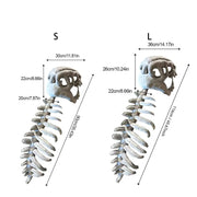 Holiday Masquerade Dinosaur Skeleton Plush - Prehistoric Cuddly Fun 🦖🎭✨