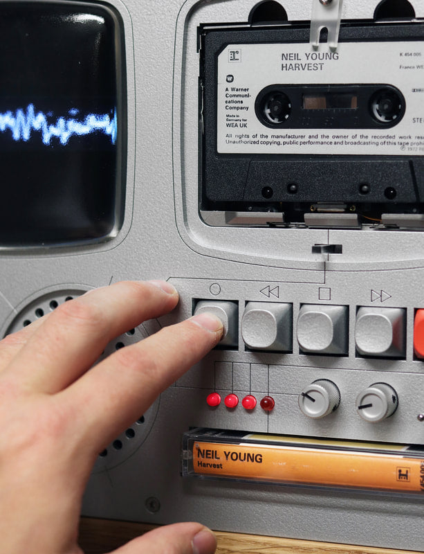 🎶 Retro Cassette Jukebox|Music & Décor in One 🎵