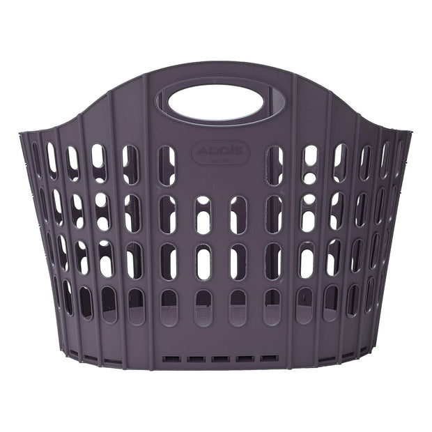 Foldable Laundry Basket 38L / 10 Gallons – Ventilated Plastic Hamper | Compact Clothes Bin
