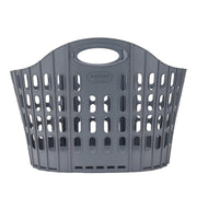 Foldable Laundry Basket 38L / 10 Gallons – Ventilated Plastic Hamper | Compact Clothes Bin