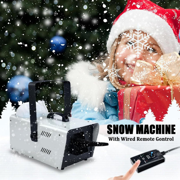 High-Velocity Snow Machine - Remote Control Snow Spray System ❄️✨