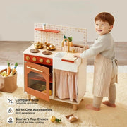 Little Chef Wooden Kitchen Set - Complete Cooking Play for Toddlers 👧🧑‍🍳