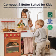 Little Chef Wooden Kitchen Set - Complete Cooking Play for Toddlers 👧🧑‍🍳