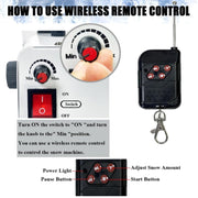 High-Velocity Snow Machine - Remote Control Snow Spray System ❄️✨