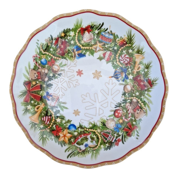 18-Piece Christmas Tableware Set - Festive Dining for 6 🎄🍽️