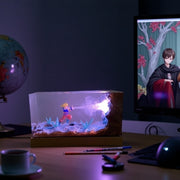 Handmade Anime Night Light - 3D RGB LED Desk Decor 🌙✨