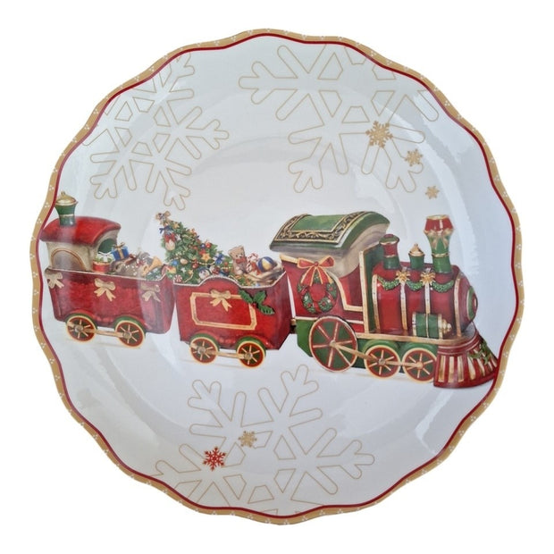 18-Piece Christmas Tableware Set - Festive Dining for 6 🎄🍽️