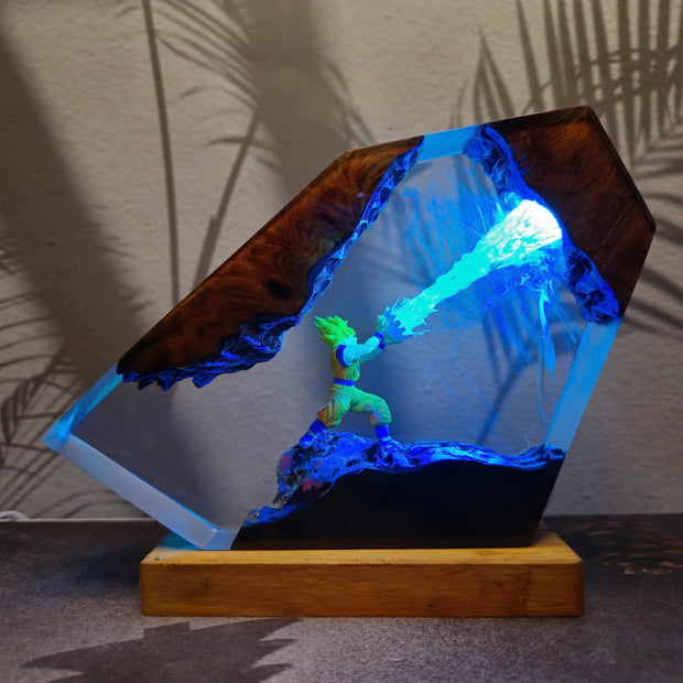 Handmade Anime Night Light - 3D RGB LED Desk Decor 🌙✨