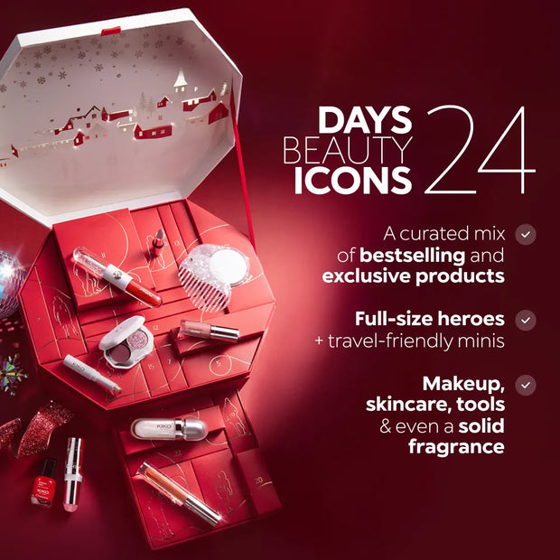 Festive Advent Calendar with Falling Snowflakes ❄️✨