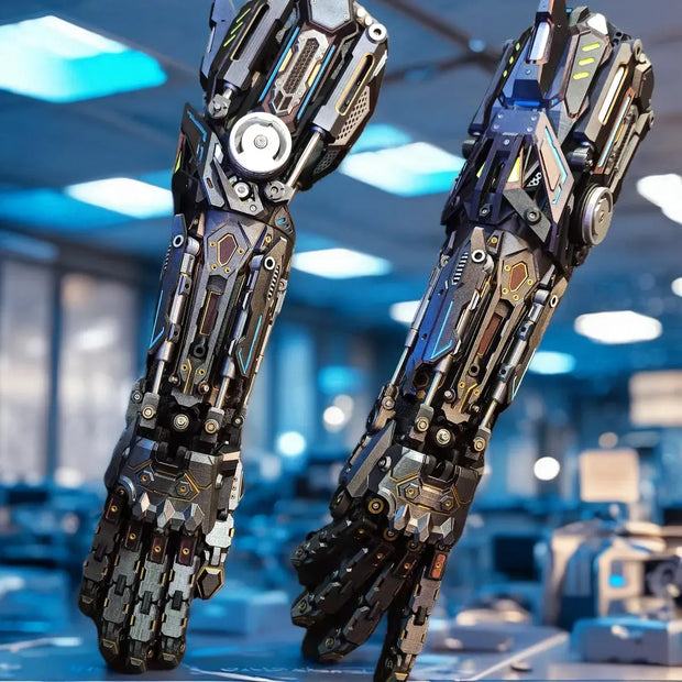 3D-Printed Exoskeleton Arm Armor - Cybernetic Wearable Tech 🤖✨