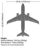 E-Flite Airbus A320neo 1.5m Twin 64mm EDF – Official Licensed Airliner ✈️🌟
