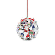 Santa's Reindeer Christmas Bauble - 3D Enamel Collectible Decoration 🦌🎄