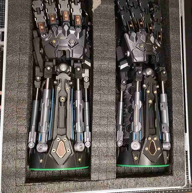 3D-Printed Exoskeleton Arm Armor - Cybernetic Wearable Tech 🤖✨