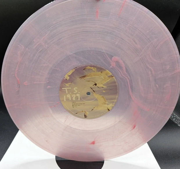 Clear Crystal & Pink Vinyl Record - Limited Edition Collector's Piece 💎🌸