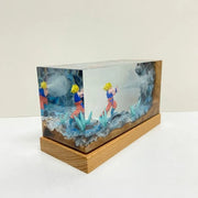 Handmade Anime Night Light - 3D RGB LED Desk Decor 🌙✨