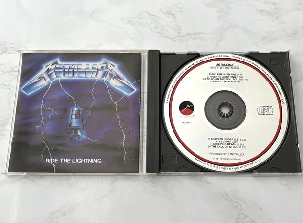 "Ride The Lightning" Limited Edition CD - Rare Early Press ⚡🎸📀