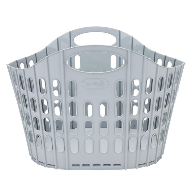 Foldable Laundry Basket 38L / 10 Gallons – Ventilated Plastic Hamper | Compact Clothes Bin