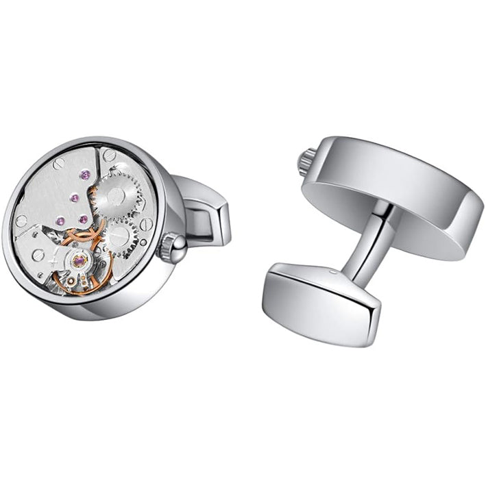 🕰️ Mechanical Cufflinks – Timeless Elegance with a Modern Edge